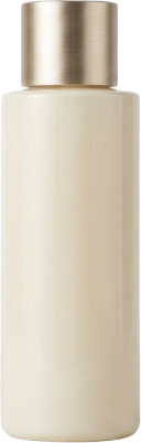 Cosmetic product mockup showing a small off white colored bottle.