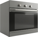 Home applicances mockup showing a gray metallic furnace + oven combo.