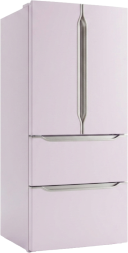 Home applicances mockup showing a white fridge.